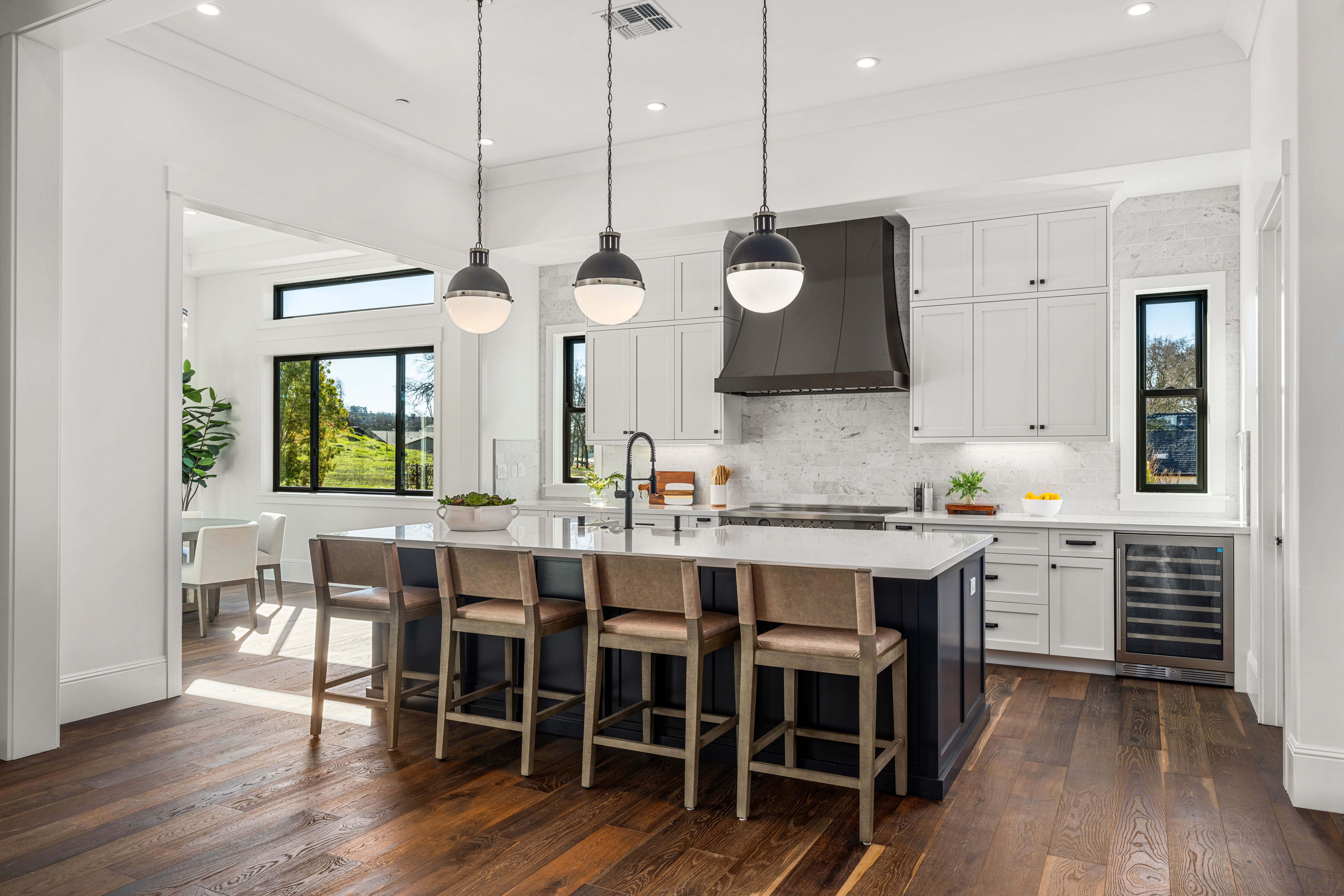 Open Concept Kitchen with a large island